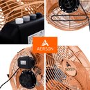 AERSON Bodenventilator 60 cm Kupfer Windmaschine 200W Ventilator Ventilator Standventilator