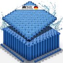 tillvex Pool Bodenschutzmatte Blau - 12 Stck | Unterlegmatte fr Pool & Planschbecken | Poolmatte Bodenmatte Outdoor | Poolunterlage Bodenschutz Matten wrmeisolierend | Whirlpool Bodenfolie weich