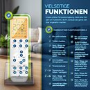 AERSON Klimaanlage Split Set 12000 BTU/h mit WiFi/App Funktion | Klimagert Khlen A++/ Heizen A+ - Kltemittel R32 | Wandklimagert Splitgert Fernbedienung, Timer, Selbstreinigung & Montagematerial