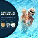 tillvex Sandfilteranlage Pool 10 m/h inkl. 800g Filterblle wei/orange | Filteranlage 7-Wege Ventil & 2in1 Adapter 32mm - 38mm | Poolfilter mit Druckanzeige | Sandfilter fr Schwimmbecken